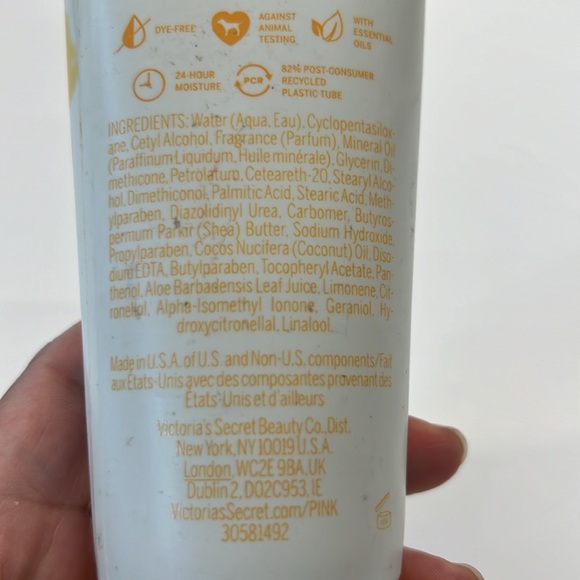 Victorias Secret PINK Sunflower Glow 24 Hour Moisture BODY LOTION 8 oz New - Picture 3 of 5